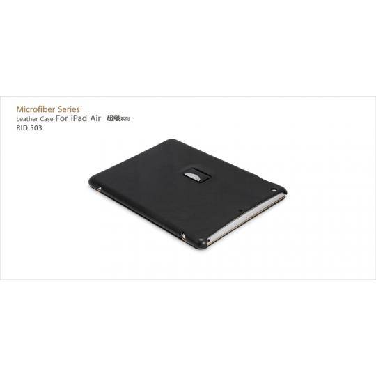 Кожаный чехол iCarer Microfiber (черный) для iPad Air