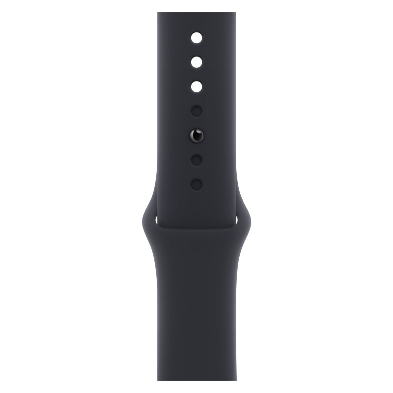 Apple Watch Series 9, 41 мм корпус из алюминия цвета Тёмная ночь, спортивный ремешок цвета Тёмная ночь