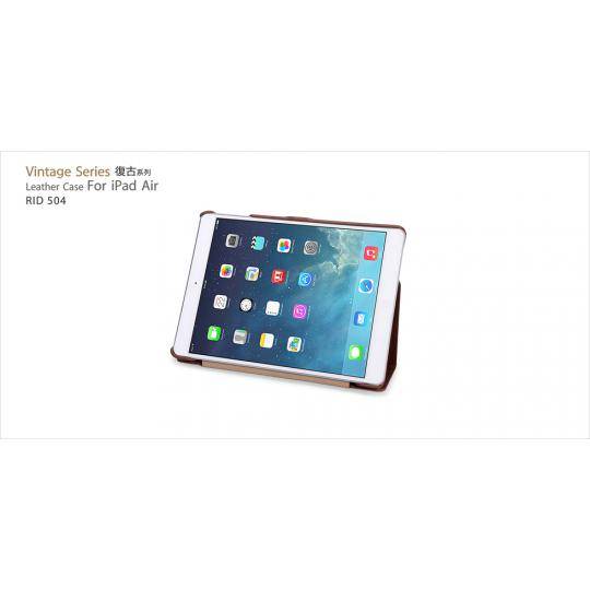Премиум чехол iCarer Vintage (коричневый) для iPad Air