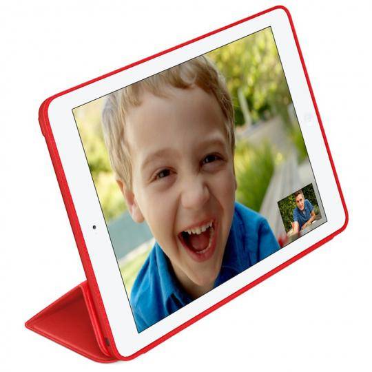 Кожаный чехол Smart Case (красный) для iPad Air