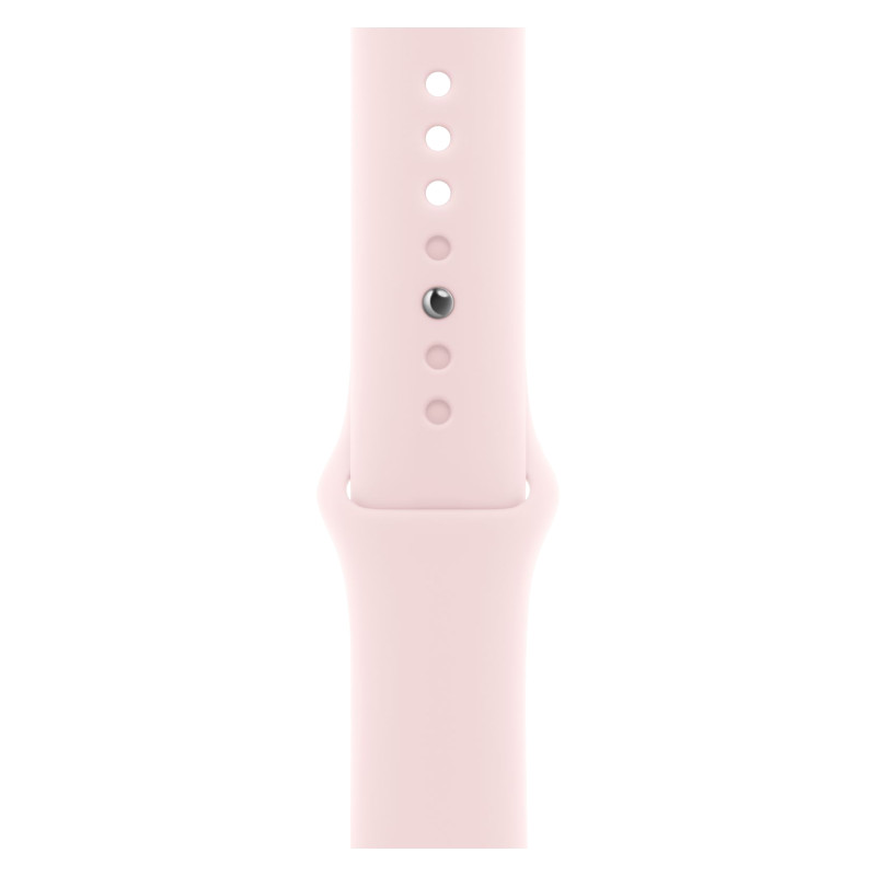 Apple Watch Series 9, 41 мм корпус из алюминия Розового цвета, спортивный ремешок Нежно-розового цвета