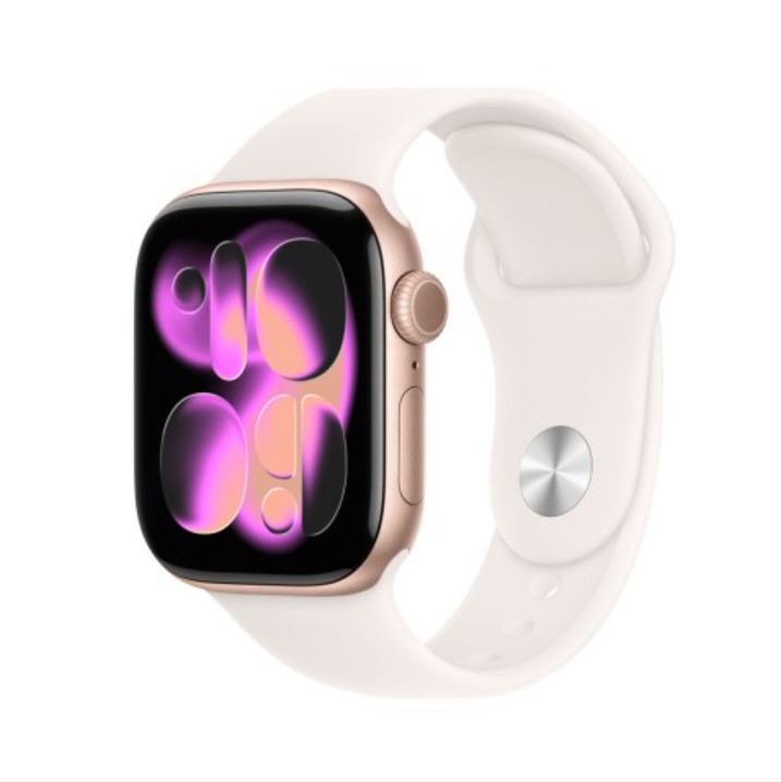 Apple Watch Series 11 42mm RoseGold Aluminum Case Sport Band S/M