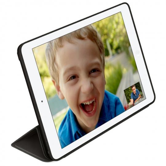 Кожаный чехол Smart Case (черный) для iPad Air