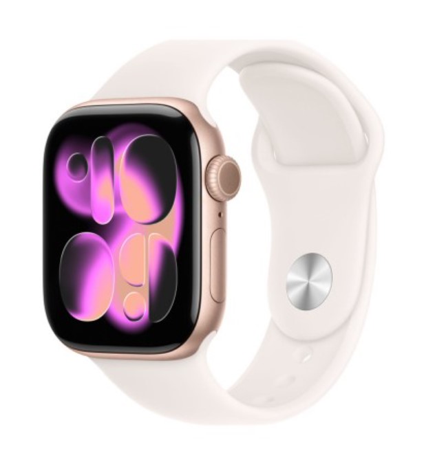 Apple Watch Series 11 42mm RoseGold Aluminum Case Sport Band S/M
