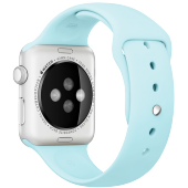 Ремешок силиконовый Special Case для Apple Watch 4 / 3 / 2 / 1 (42мм) Светло Голубой S/M/L