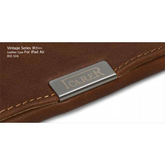 Премиум чехол iCarer Vintage (коричневый) для iPad Air