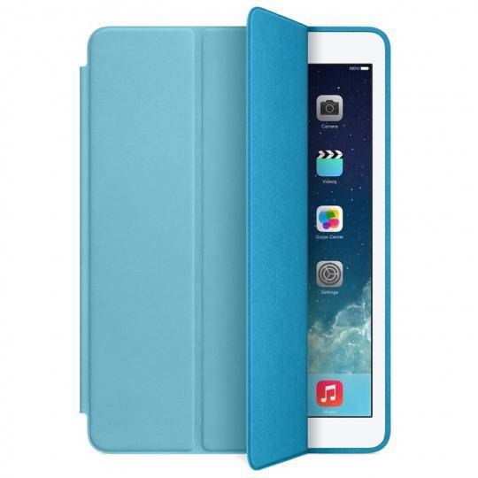 Кожаный чехол Smart Case (голубой) для iPad Air