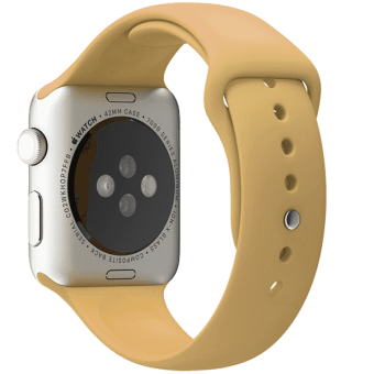 Ремешок силиконовый Special Case для Apple Watch 4 / 3 / 2 / 1 (38мм) Ореховый S/M/L